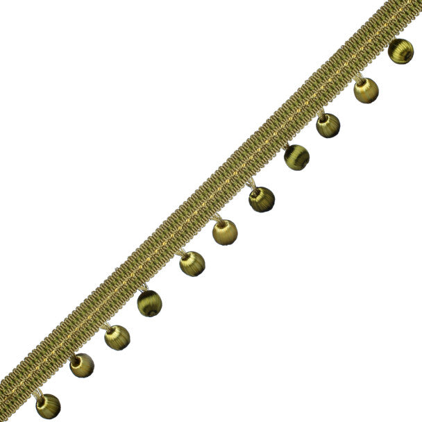 Aurelia Beaded Fringe - Apple Green