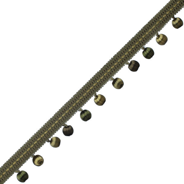 Aurelia Beaded Fringe - Loden