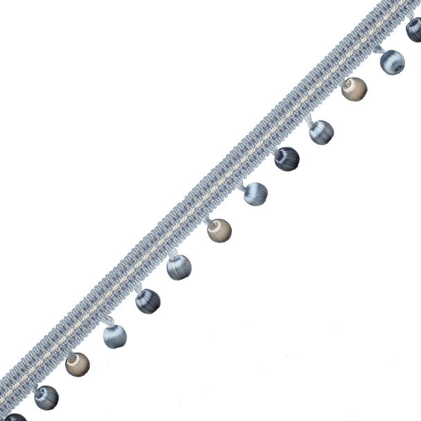 Aurelia Beaded Fringe - Wedgewood
