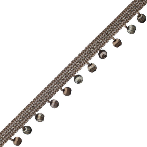 Aurelia Beaded Fringe - Gris