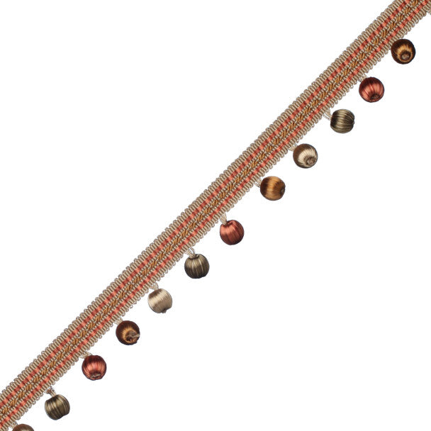 Aurelia Beaded Fringe - Tea