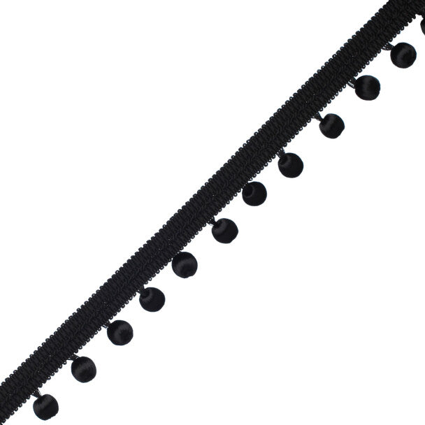 Aurelia Beaded Fringe - Onyx