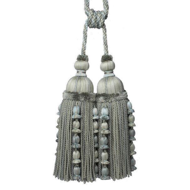 Kensington Double Tassel Tieback - Sea Glass