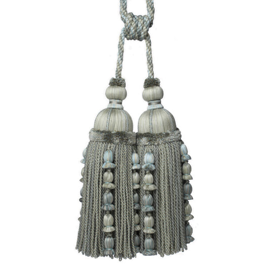 Kensington Double Tassel Tieback - Sea Glass