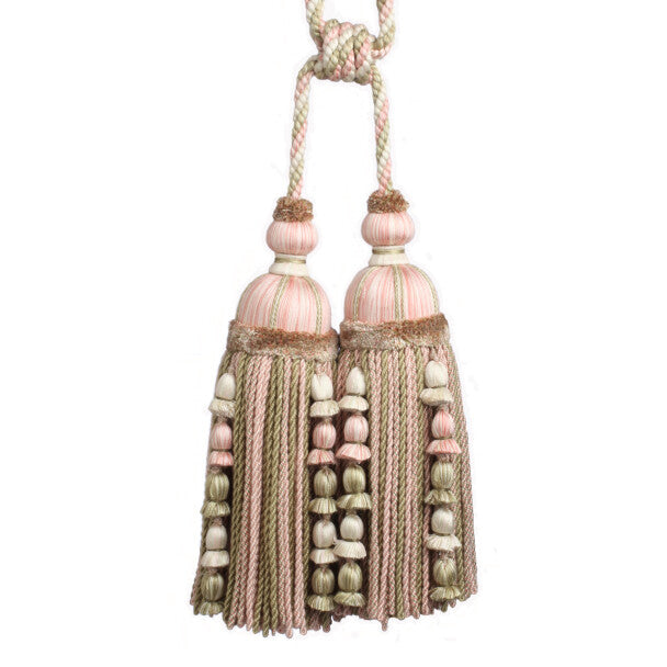 Kensington Double Tassel Tieback - Petal