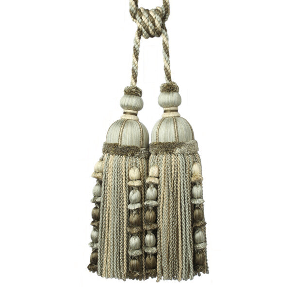 Kensington Double Tassel Tieback - Olive