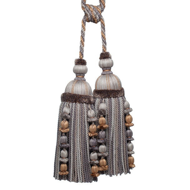 Kensington Double Tassel Tieback - Field Stone