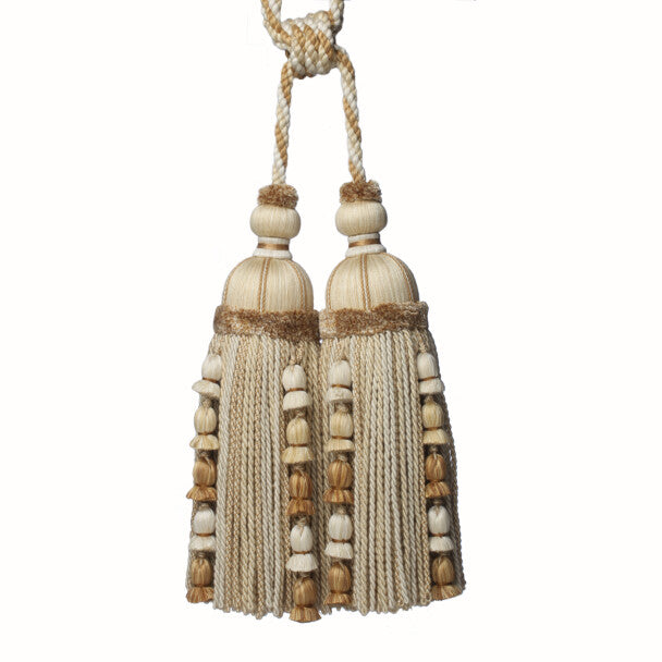 Kensington Double Tassel Tieback - Cornsilk