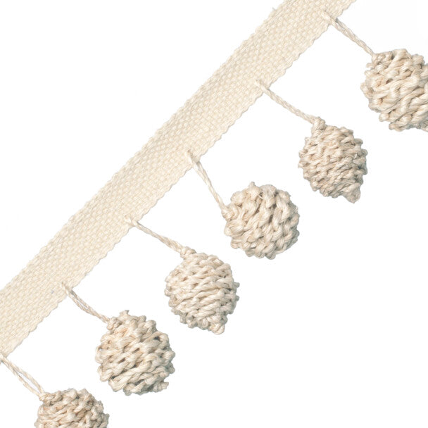 Eartha Abaca Knotted Fringe - Natural