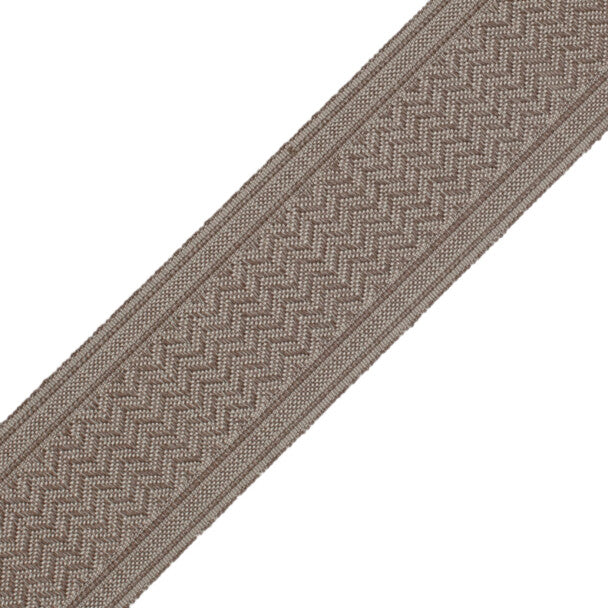 Strata Chevron Border - Moleskin
