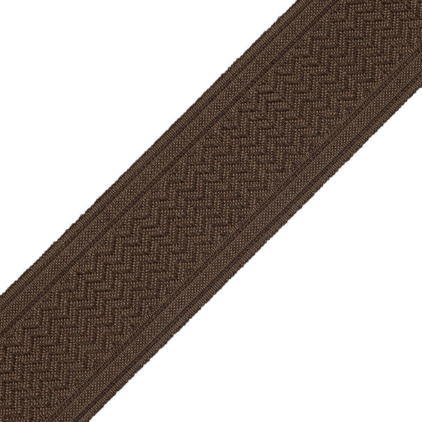 Strata Chevron Border - Cocoa