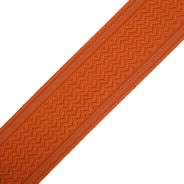 Strata Chevron Border - Tangerine