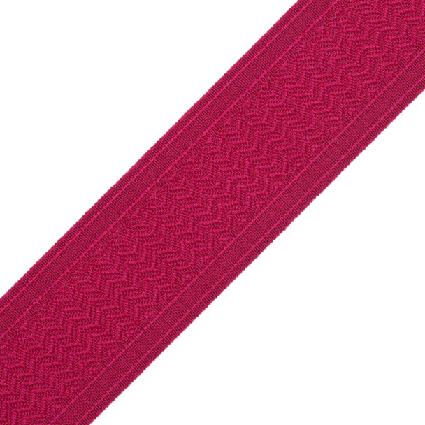 Strata Chevron Border - Fuchsia
