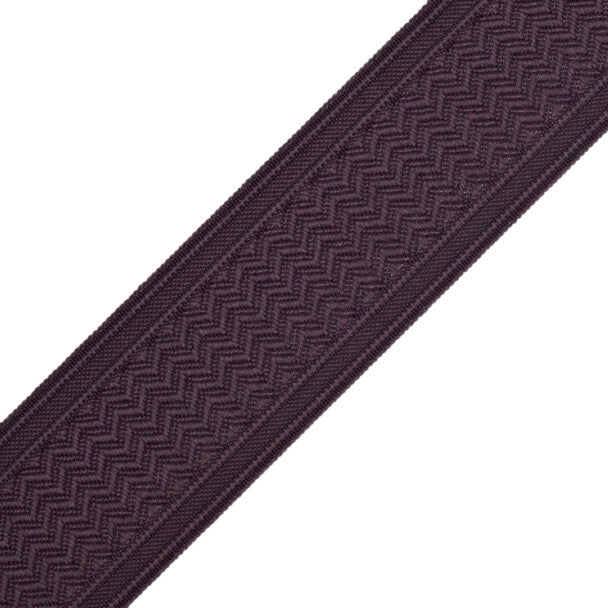Strata Chevron Border - Plum