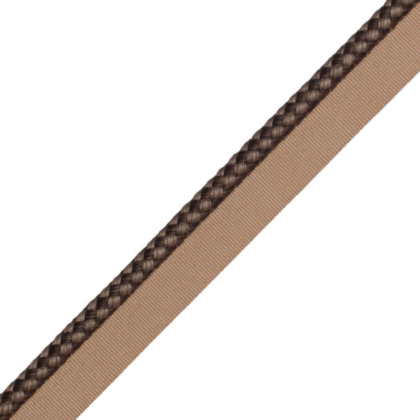 1/4" (6 Mm) Strata Cord with Tape - Cocoa