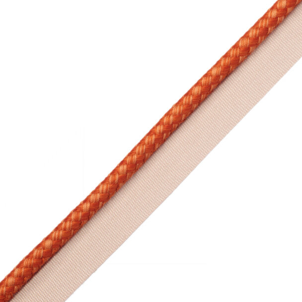 1/4" (6 Mm) Strata Cord with Tape - Tangerine