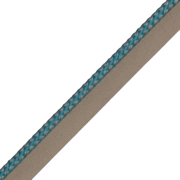 1/4" (6 Mm) Strata Cord with Tape - Cyan