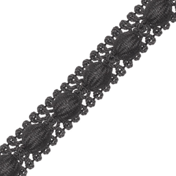 Harbour Beaded Braid - Ebony