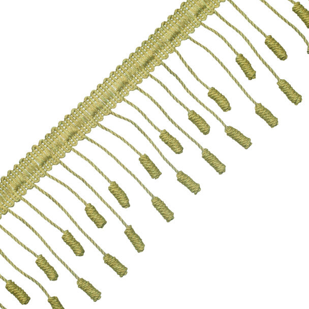 Harbour Barrel Knot Fringe - Kelp