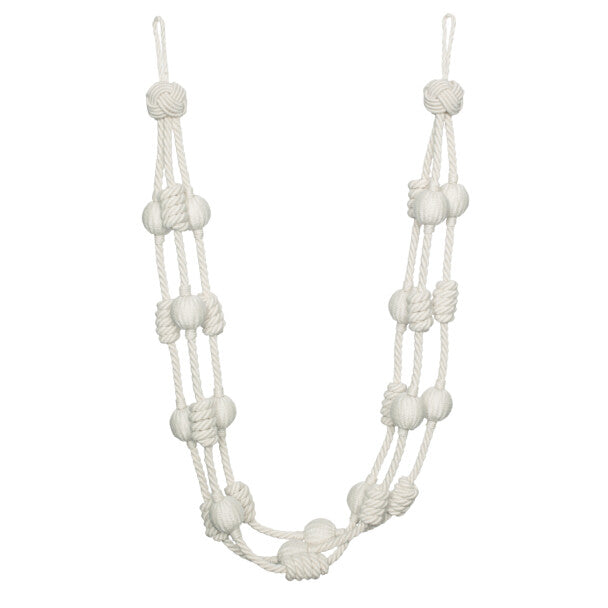 Harbour Beaded & Knotted Holdback - Sail