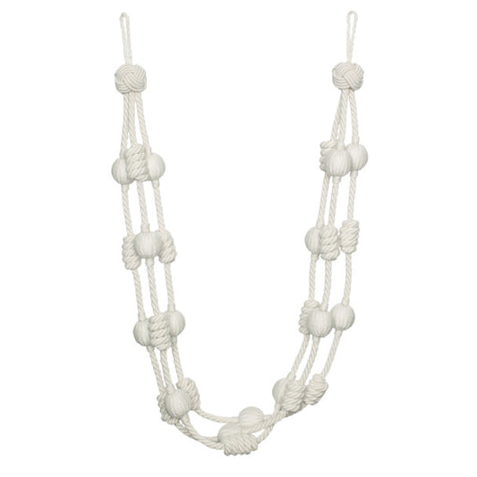 Harbour Beaded & Knotted Holdback - Sail