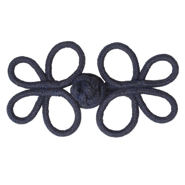 Harbour Crown Knot Frog - Navy
