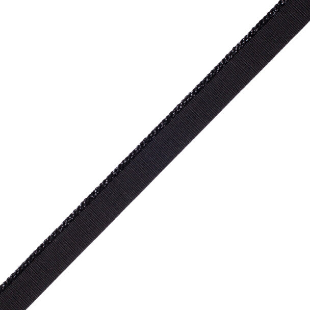 Cambridge Metallic Cord with Tape - Onyx