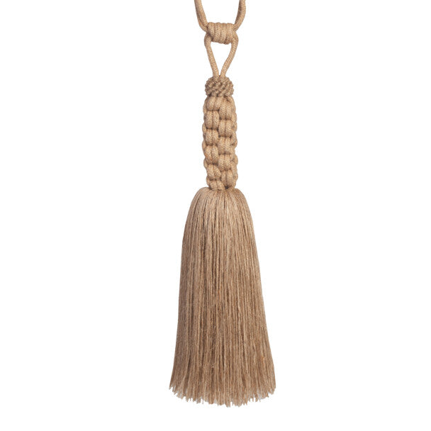 Abrielle Jute Tassel Tieback - Burlap