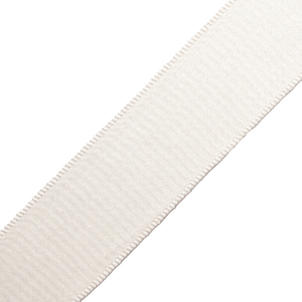 Carlyle Silk Satin Border - Alabaster