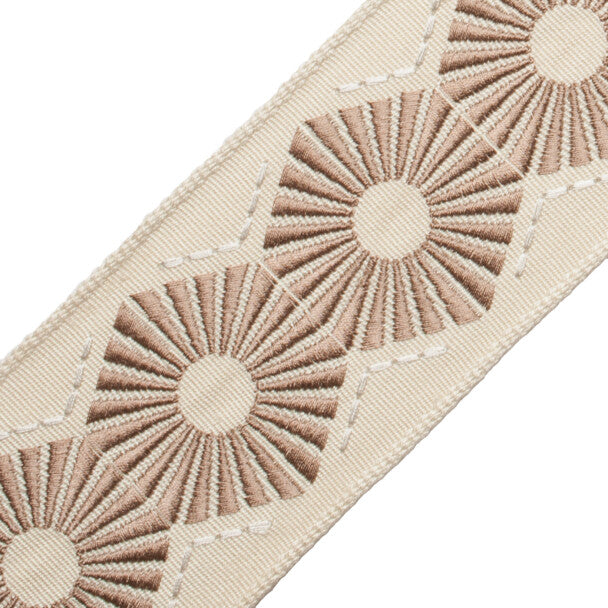Chrysler Embroidered Border - Cream