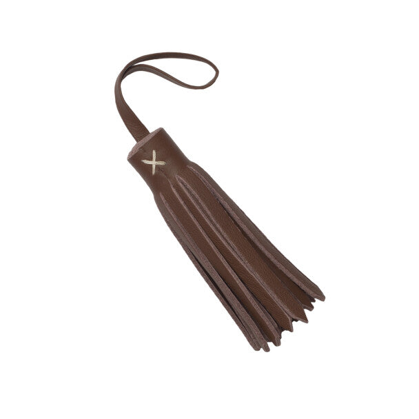 Toscana Leather Key Tassel - French Toast