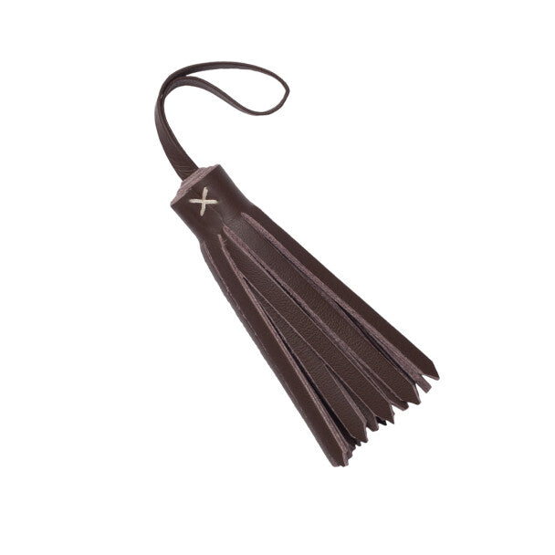 Toscana Leather Key Tassel - Espresso