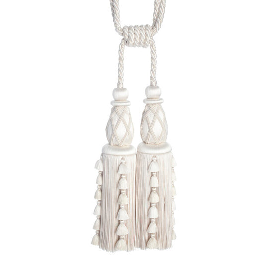 Palais Double Tassel Tieback - Perle