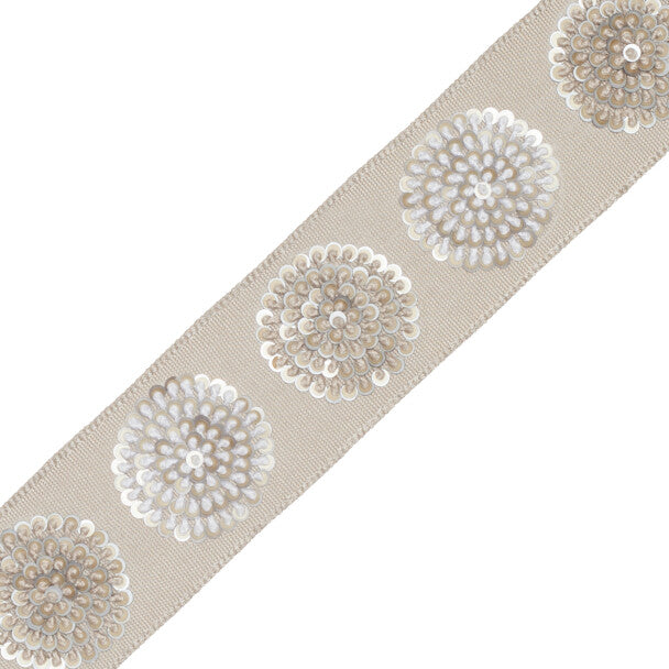 Astra Embroidered Border - Acanthus
