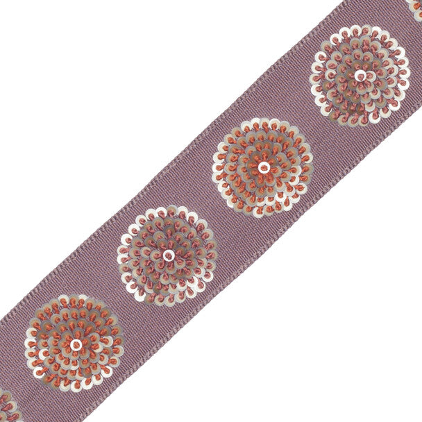 Astra Embroidered Border - Amethyst