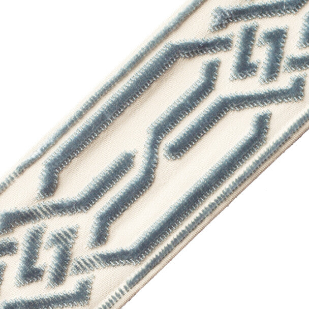 Portillon Épinglé Velvet Border - Steel Blue