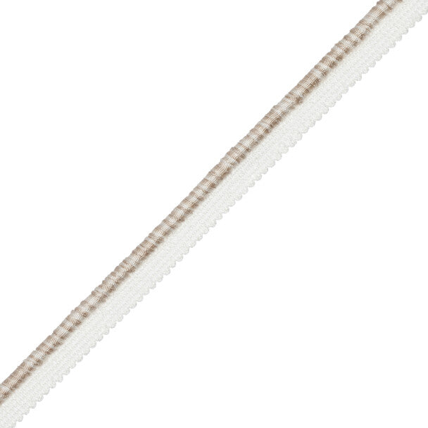 Céline Ombré Cord with Tape - Ecru