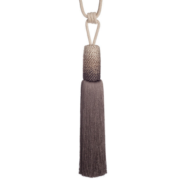 Céline Ombré Tassel Tieback - Mushroom