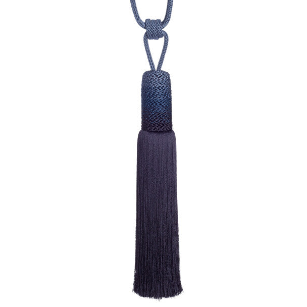 Céline Ombré Tassel Tieback - Ink