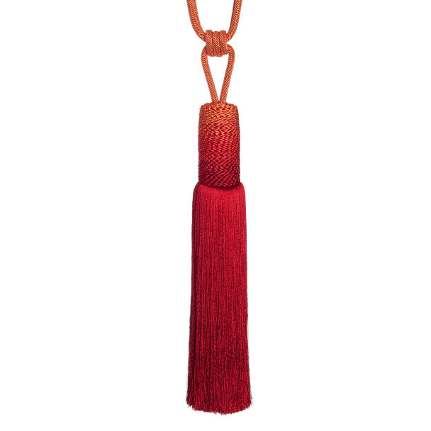 Céline Ombré Tassel Tieback - Poppy