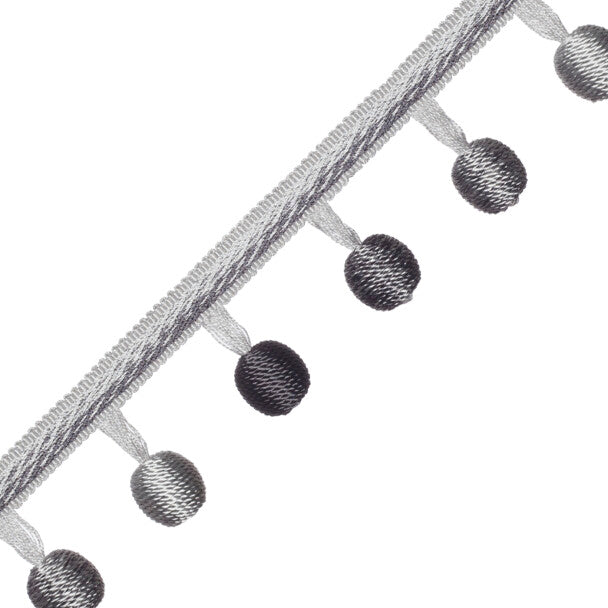 Céline Ombré Ball Fringe - Slate