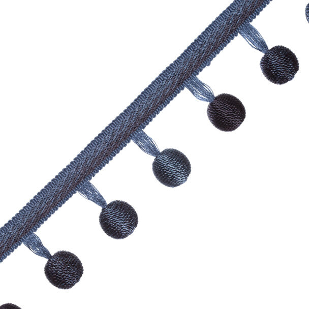 Céline Ombré Ball Fringe - Ink