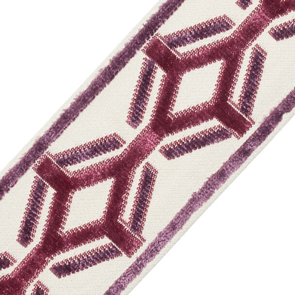 Orly Épinglé Velvet Border - Plum