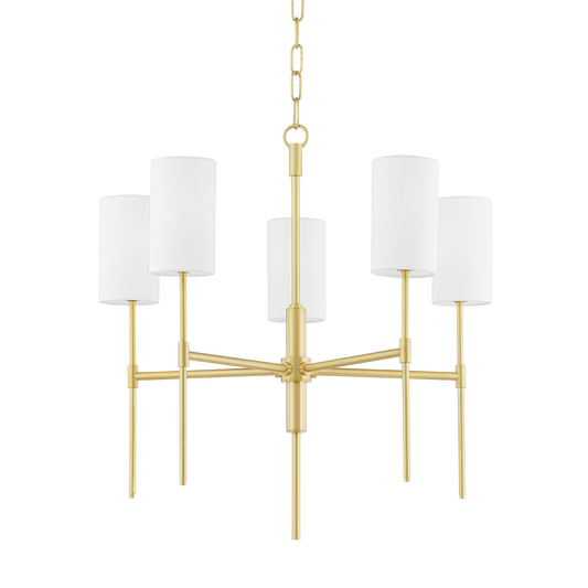 Andrew Martin | Olivia Chandelier, Aged Brass