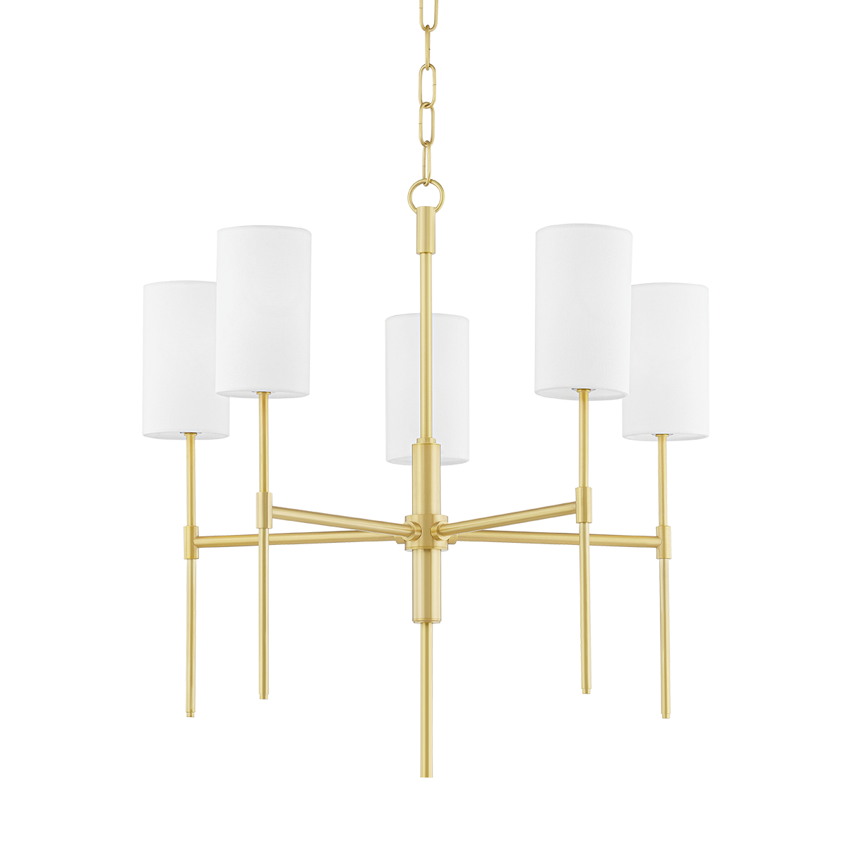 Andrew Martin | Olivia Chandelier, Aged Brass