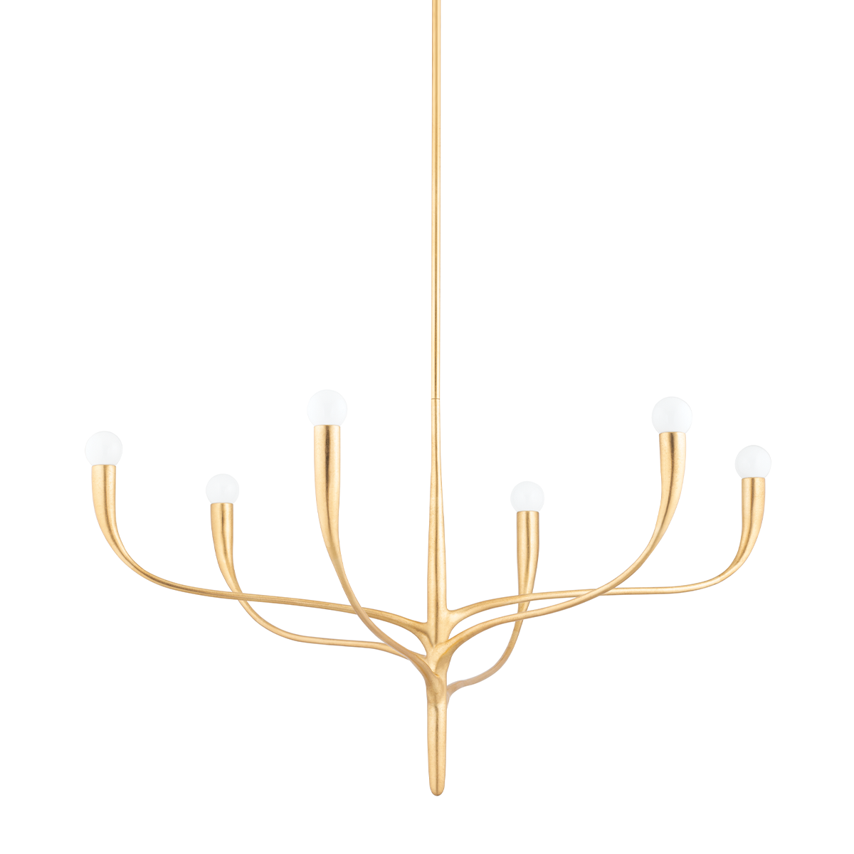 Andrew Martin Labra Chandelier Gold Leaf