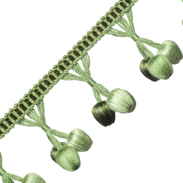 Calisto Triple Bead Fringe - Spearmint