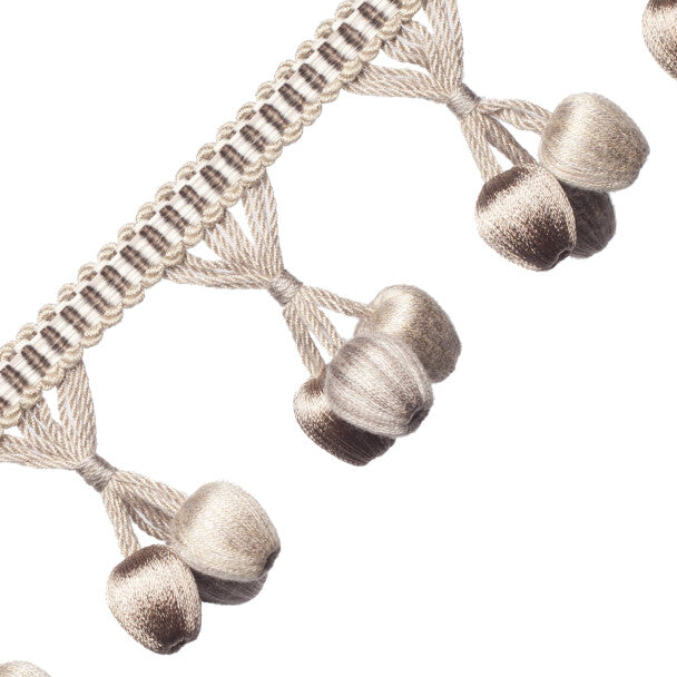 Calisto Triple Bead Fringe - Linen