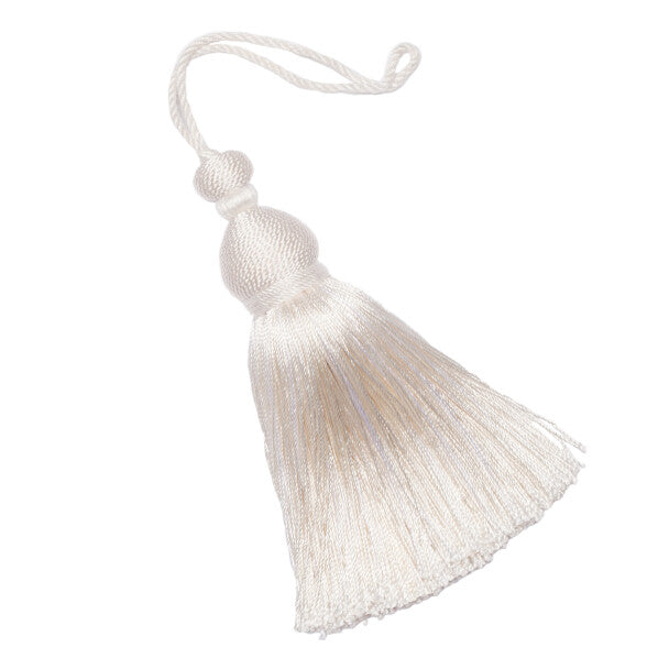 Calisto Key Tassel - Alabaster