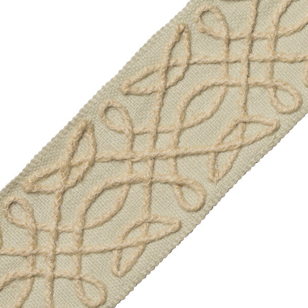 La Terre Appliqué Border - Sea Mist